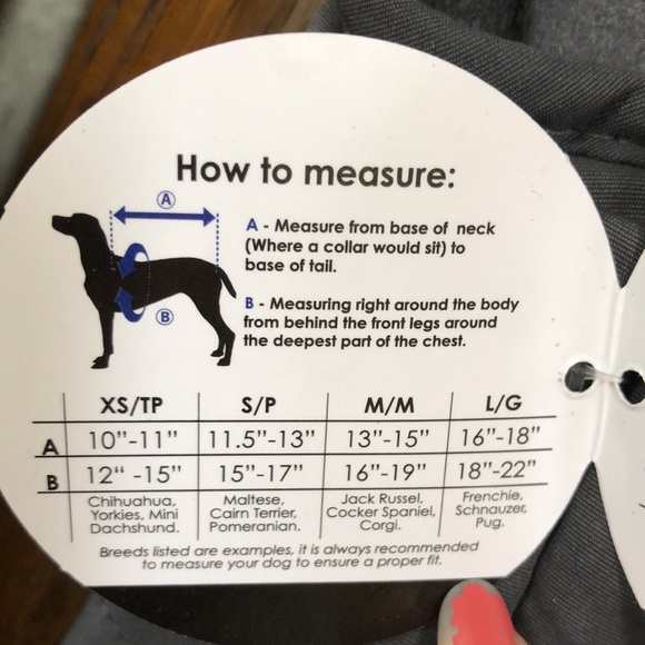 New LuvGear Cold Alert reversible pet jacket. Sz L. Gray with little white moose - Picture 9 of 16